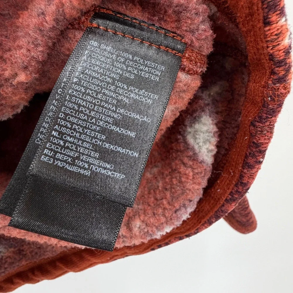 The North Face Gordon Lyons Novelty 1/4 Zip Fleece Brandy Brown Men's M